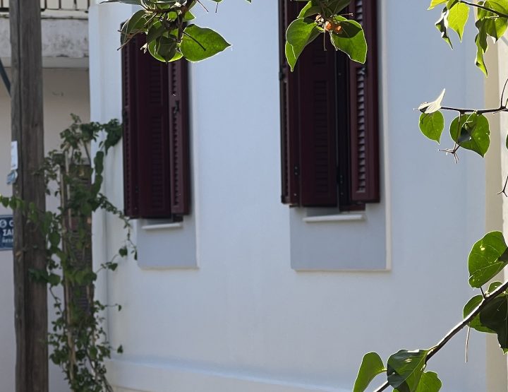 Lefkada old town traditional house